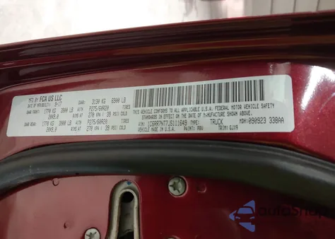 2018 Ram 1500 Laramie 4X4 5'7 Box from USA, damaged, VIN 1C6RR7NT7JS111649